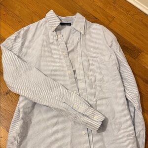 brandy melville striped button up